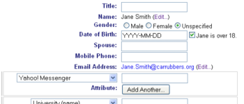 Address book
